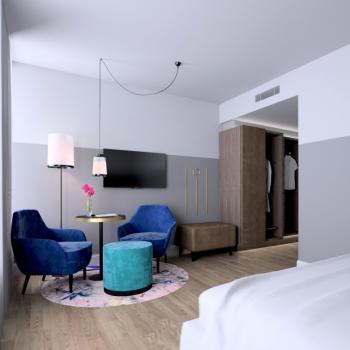 Ein Doppelzimmer im neuen Stage12 Hotel in Innsbruck - (c) Stage12
