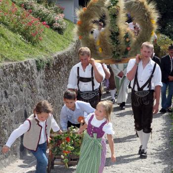 Dankfeste in der Silberregion Karwendel - Erntedankwagen