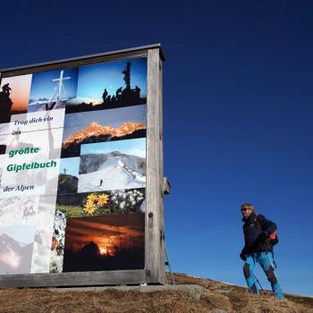 Unterwegs kommen wir zum größten Gipfelbuch der Alpen - Winterwanderung auf dem Neunerköpfle - (c) Maren Recken