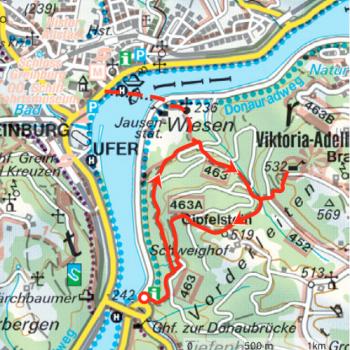 Karte Brandstetterkogel und Gipfelstein - (c) Rother Bergverlag