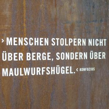 und so kann man in den Messner Mountain Museen neben vielen Weisheiten