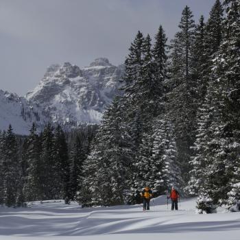 Schlurfspuren und Schlutzkrapfen - 4 Empfehlungen für Schneeschuhtouren rings um die Drei Zinnen in den Pustertaler Dolomiten - (c) Norbert Eisele-Hein