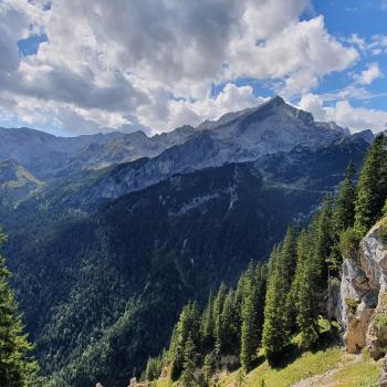 Geh 7 – Die Gipfel der Genüsse, die Zugspitzregion rockt - Bergpanorama mit Alpspitze - (c) Susanne Wess
