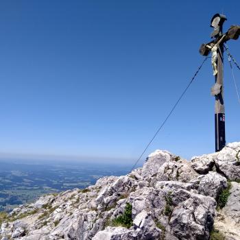 Vom exponierten Gipfelkreuz des Breitenstein... - (c) Christine Kroll