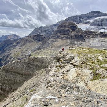 Steil geht es vor dem Monte Perdido Gletscher ins Tal - (c) Christine Kroll
