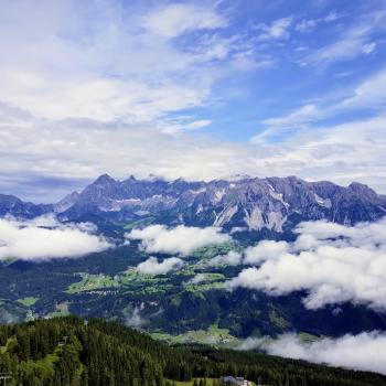 ...mit Blick auf den gegenüberliegenden Dachstein - (c) Christine Kroll