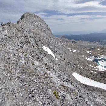 Vom kleinen Gjaidstein blickt man... - (c) Christine Kroll