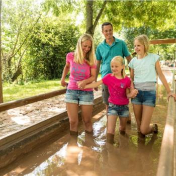 Lehm, Steine und Wasser  Der erste Barfußpfad Deutschlands entstand in Bad Sobernheim im Nahetal - (c) RLP-Tourismus