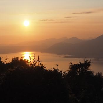 Sonnenuntergang am Gardasee nach einem wunderschönen Wandertag - (c) Jörg Bornmann