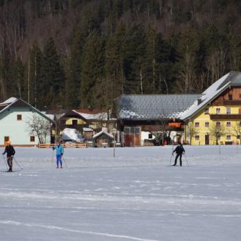 Ein Ziel für die Schnuppertage in Sachen Langlauf und Skitouren ist das Hintersee im Salzkammergut - (c) Gabi Vögele