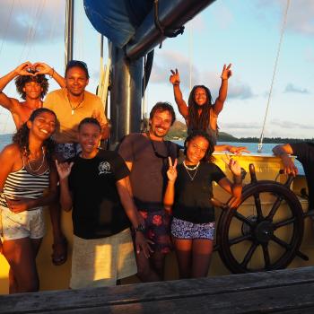 kipper Ronny mit seiner Crew auf der Sea Bird  - (c) Enric Boixadós