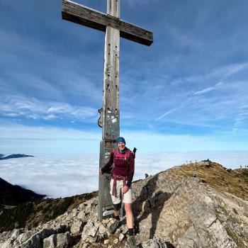 Das Gipfelkreuz des Heimgartens - (c) Christine Kroll