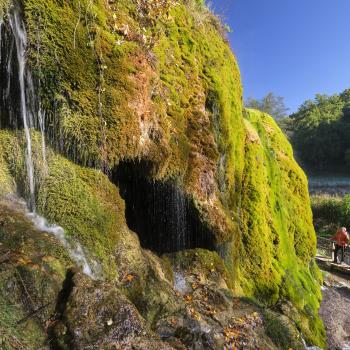Der Dreimühlen-Wasserfall ist Deutschlands einziger „wachsender Wasserfall“ - (c) Kappest