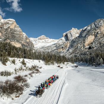 Die Gebirgsjägerrunde ist eine spektakuläre Rundtour auf Skiern durch die Dolomiten - (c) Alex Moling
