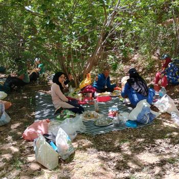 In jedem Fall bereitet das Team jeden Mittag ein Picknick an einem schönen Ört - (c) Christine Kroll