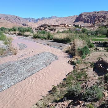 Manchmal führt der Pfad hoch über dem Fluss entlang - (c) Christine Kroll