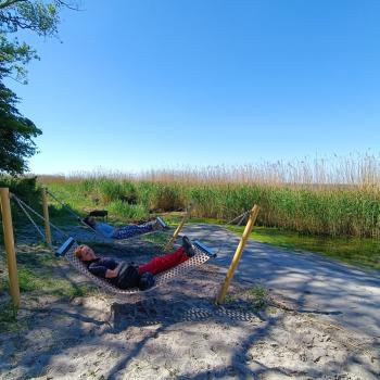 Ob zu Fuß, auf dem Fahrrad oder im Kanu, die Natur auf Wollin lockt den Aktivurlauber mit wunderbaren Natur - (c) Gabriele Beautemps