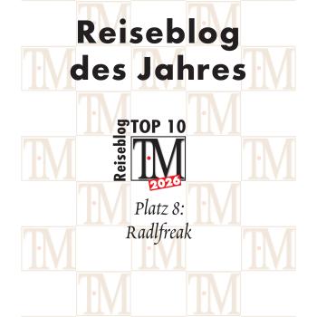 Platz 8 für radlfreak.de rundet unser tolles Ergebnis ab - (c) Tourismus-PR