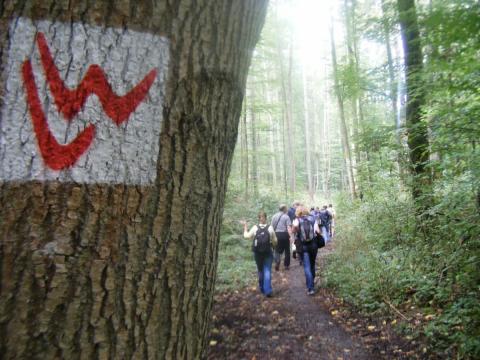 Hessen Lahntal Wanderweg Wandergruppe