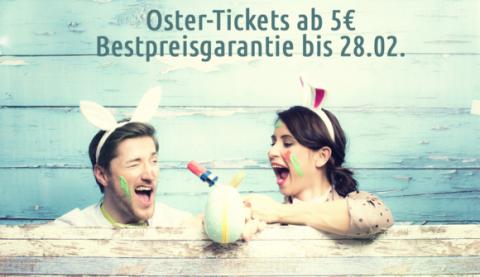 Ostern steht vor der Tür - Schnell Oster-Tickets ab 5€ sichern - nur noch bis 28.02.