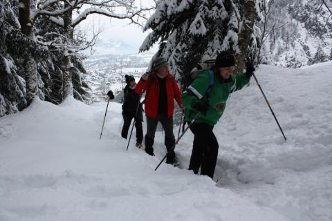 Reit im Winkl Schneeschuhgruppe