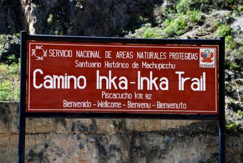 Am Start des Inka Trails - (c) Christine Kroll