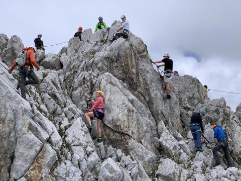 Der richtige Einstieg in die Via Ferrata - CLIMBHOW Klettersteig-Testival Innsbruck 7. & 8. September 2024 - (c) Matte Knaus