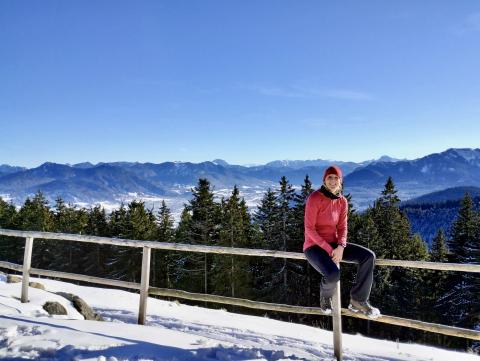 Bei schönem Wetter reicht auch im Winter ein dünner Pullover - (c) Christine Kroll