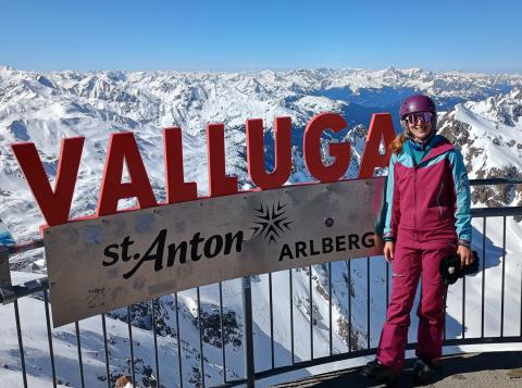 Die Valluga ist mit 2.811 m der höchste Punkt im Skigebiet - (c) Christine Kroll